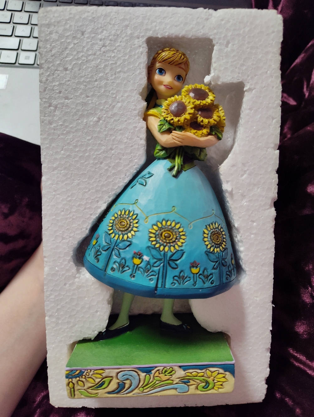 Anna Frozen figurine - Jim Shore "Spring In Bloom" Disney Traditons
